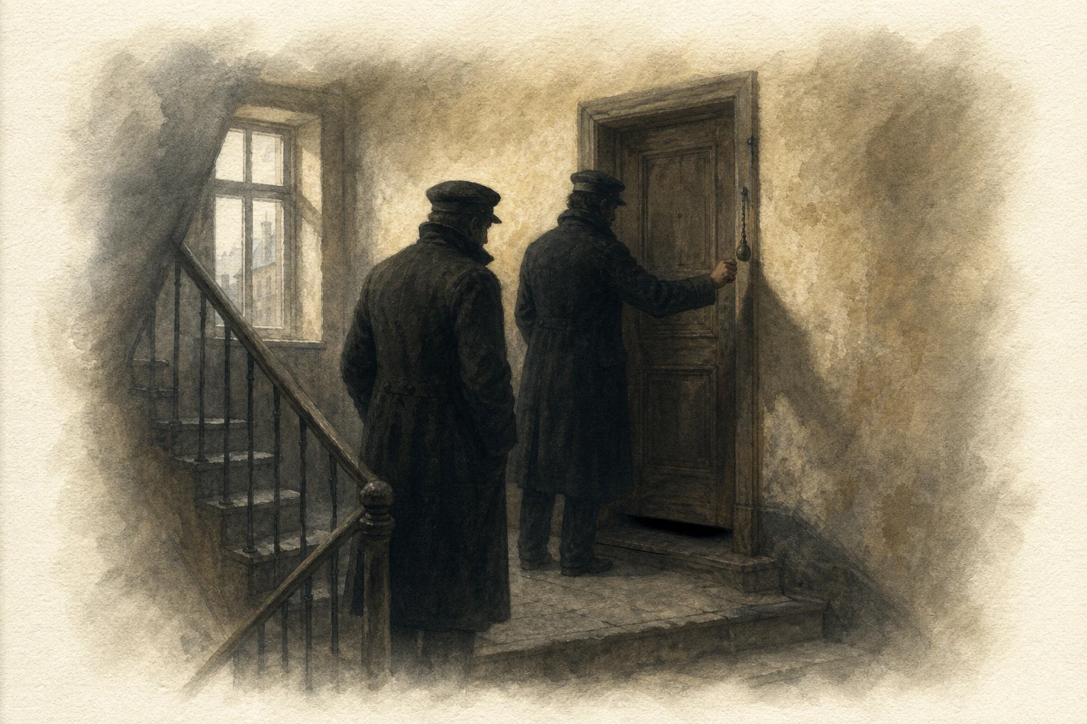 Koch and Pestryakov at the Door