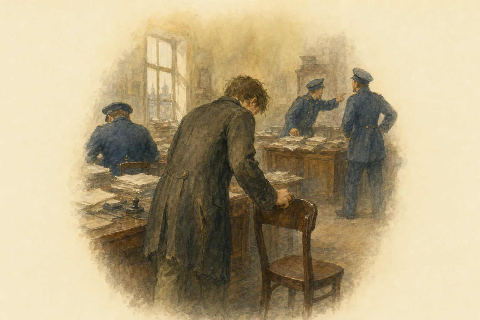 Raskolnikov at the Police Office