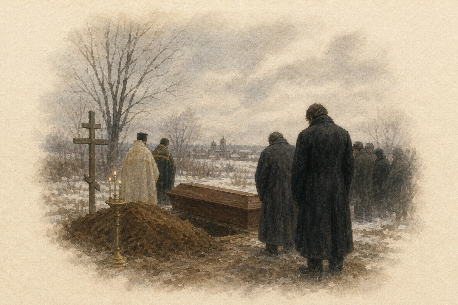 Fyodor Pavlovitch's Funeral