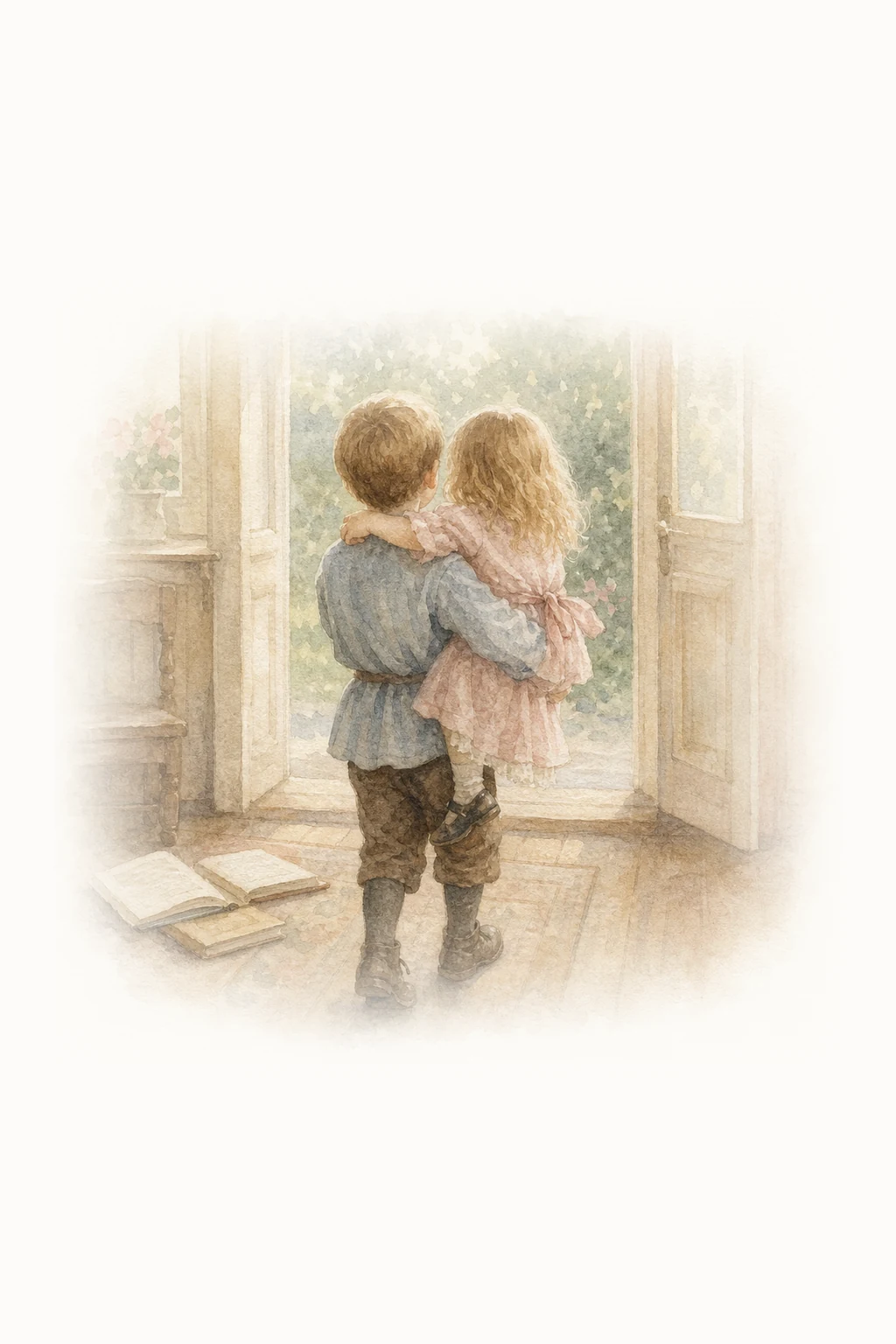 Lise and Alyosha's Childhood Friendship
