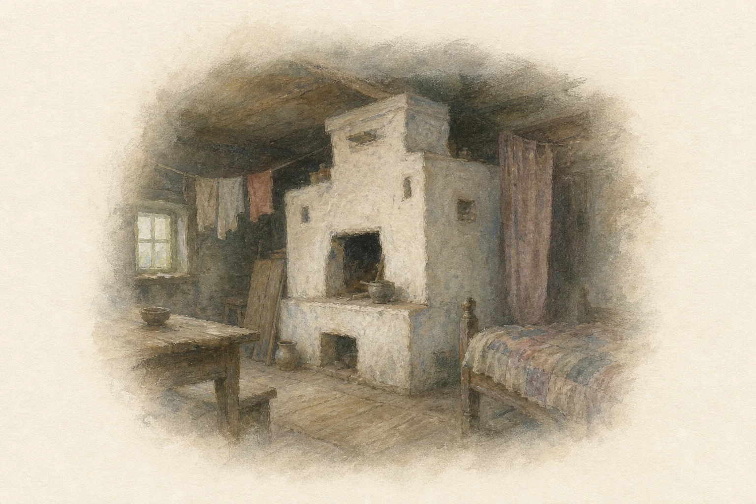 The Snegiryovs' Cottage Room